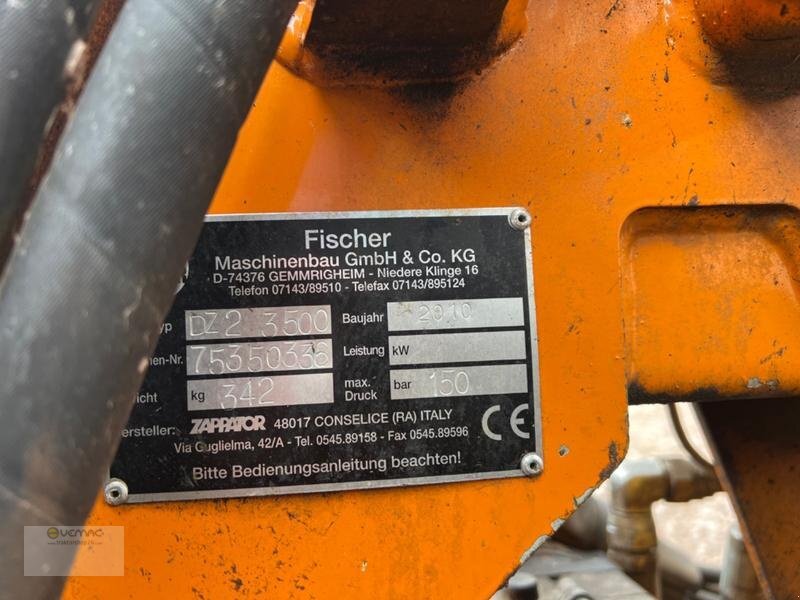Fischer Fischer DZ2 3500 Zappator Mulcher Auslegemulcher Böschungsmulcher Mäher - Desbrozadora de brazo: foto 2 Fischer Fischer DZ2 3500 Zappator Mulcher Auslegemulcher Böschungsmulcher Mäher - Desbrozadora de brazo: foto 2