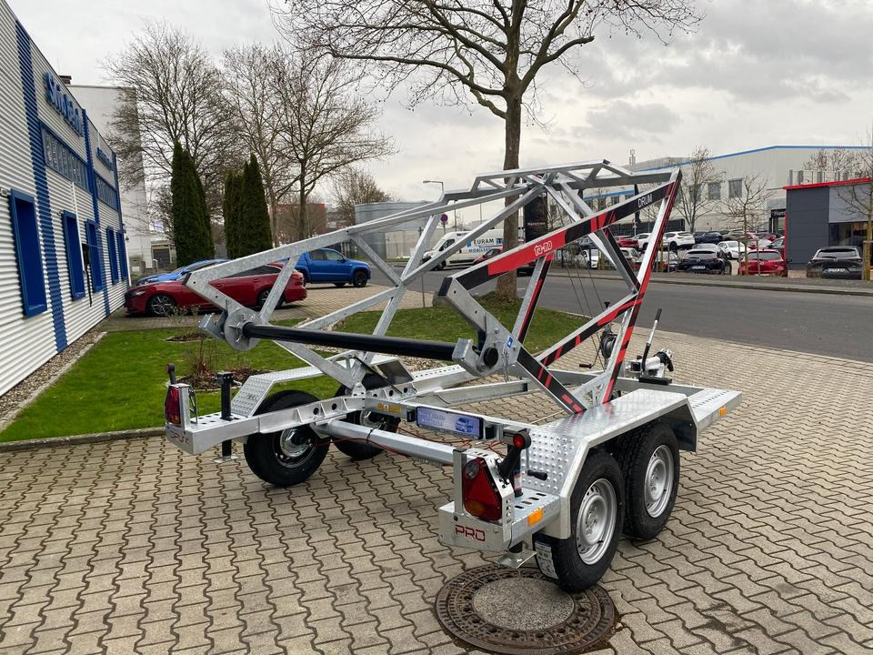 Remolque portabobinas Vermietung / Kabelanhänger 3500KG / Nutzlast 2766KG / Kabeltrommel-Anhänger / Glasfaser/ 3 Tage: foto 11