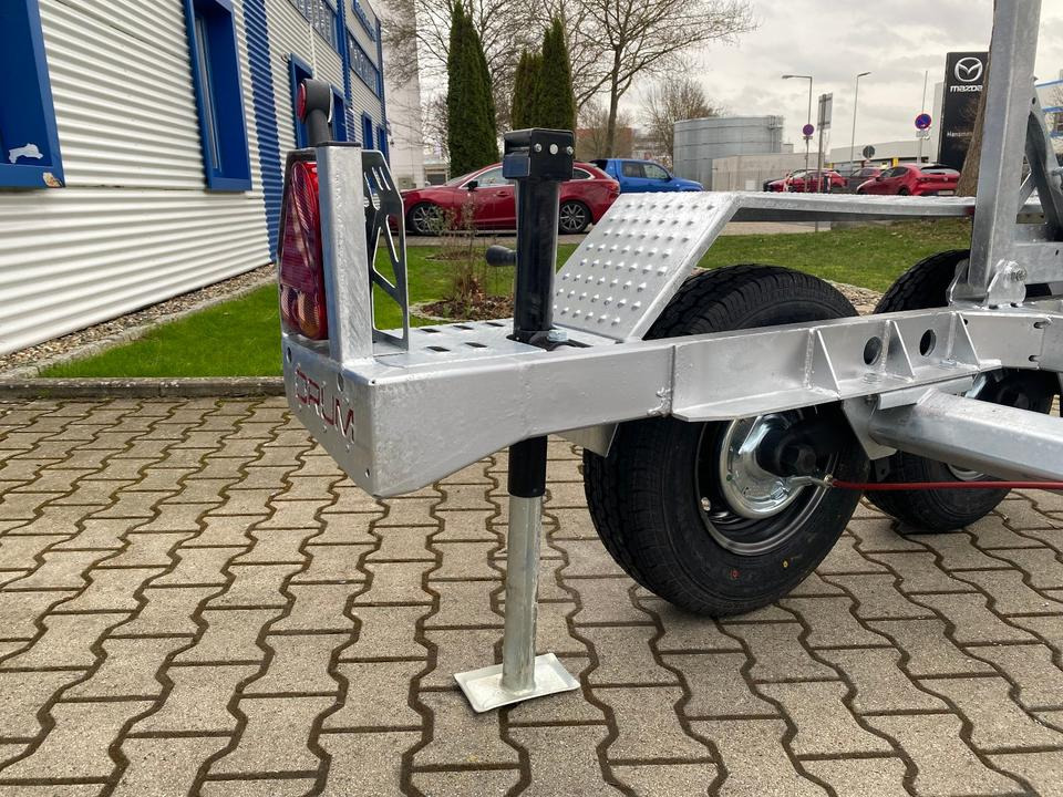 Remolque portabobinas Vermietung / Kabelanhänger 3500KG / Nutzlast 2766KG / Kabeltrommel-Anhänger / Glasfaser/ 3 Tage: foto 9