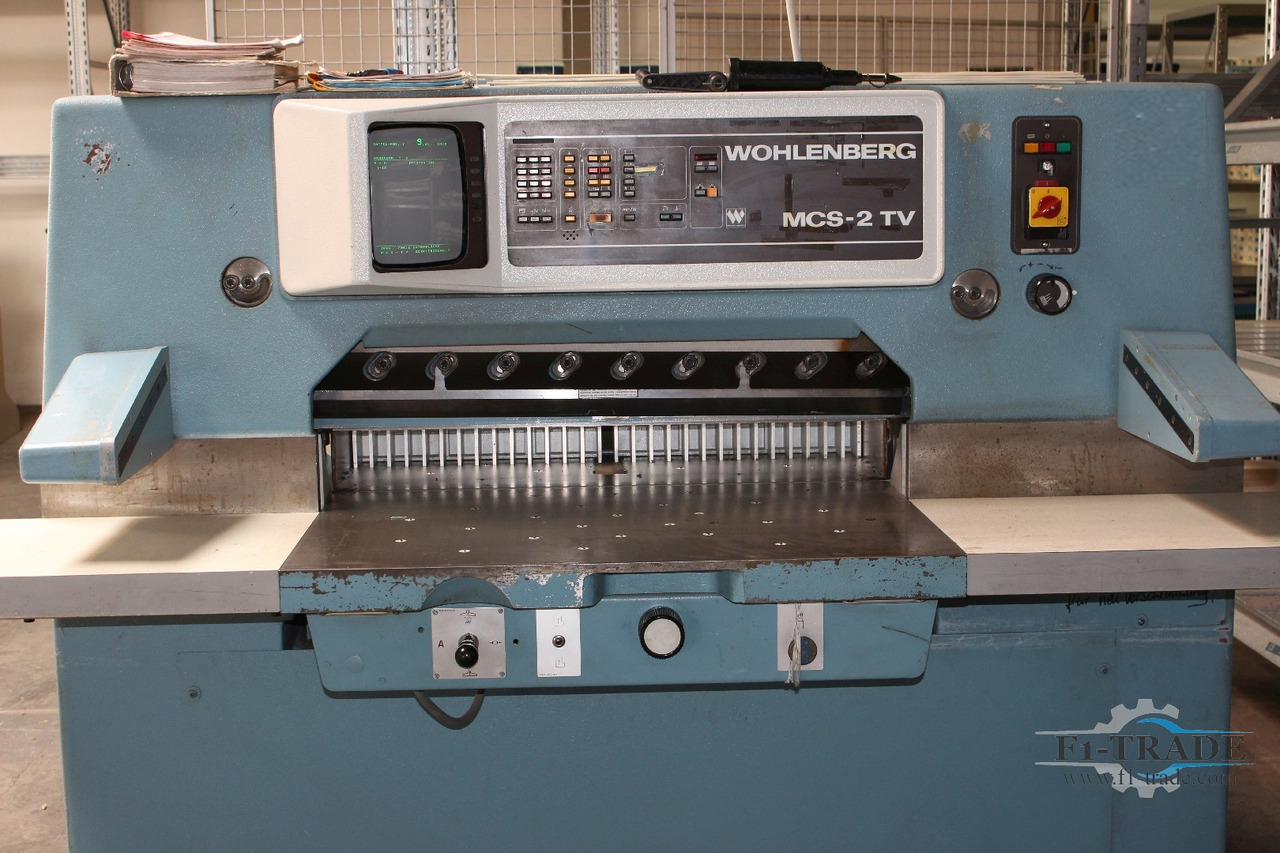 Wohlenberg 92 MCS-TV - Máquina de corte de papel: foto 2 Wohlenberg 92 MCS-TV - Máquina de corte de papel: foto 2