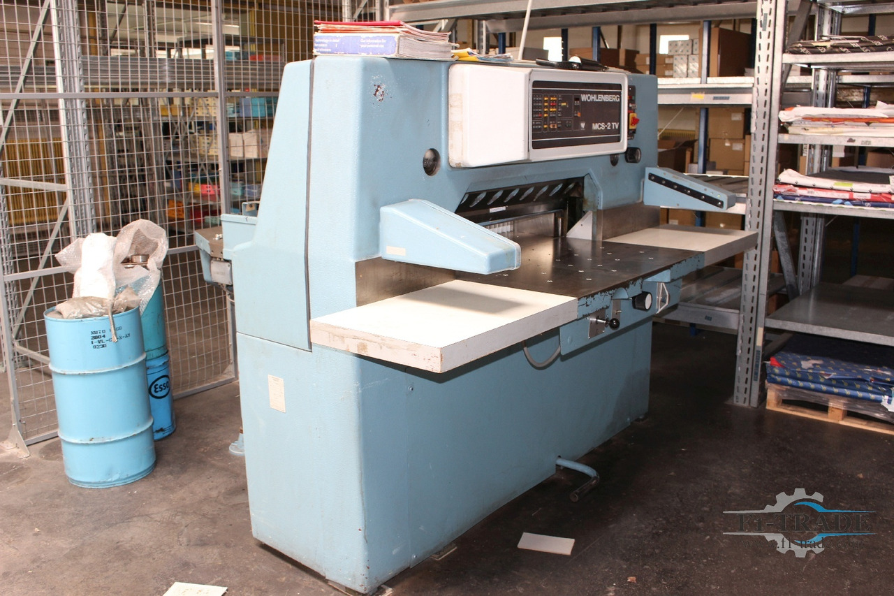 Wohlenberg 92 MCS-TV - Máquina de corte de papel: foto 3 Wohlenberg 92 MCS-TV - Máquina de corte de papel: foto 3