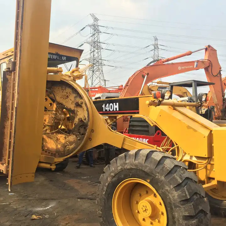 Used Cat 140H motor grader with good condition,USED heavy equipment used motor grader CAT 140H grader - Grader: foto 1 Used Cat 140H motor grader with good condition,USED heavy equipment used motor grader CAT 140H grader - Grader: foto 1