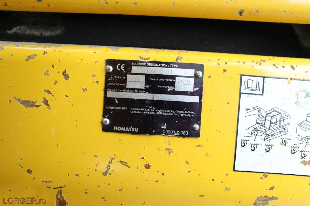 Excavadora de cadenas Komatsu PC 360 LC - 11: foto 18