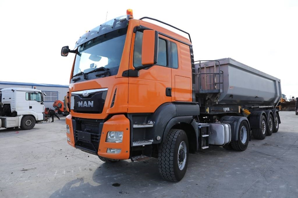 Camión volquete MAN TGS 18.480 4x4 Truck + Carnehl CHKS/AH Aluminium T: foto 10