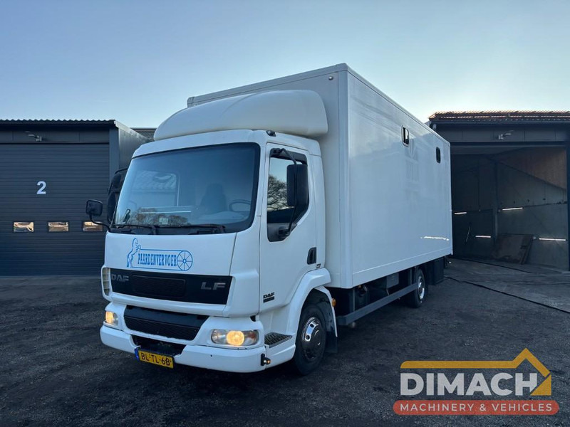 DAF FA LF45.150 4 paards, laadlift. Horsetruck NL truck - Camión para caballos: foto 1 DAF FA LF45.150 4 paards, laadlift. Horsetruck NL truck - Camión para caballos: foto 1