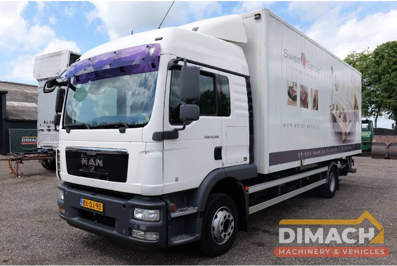MAN TGM 12.290 wissellaadbak laadklep -loadlift MAN TGM met renova wissel laaldbak systeem ( BDF ) airco TOP !!verhuiswagen - Camión caja cerrada: foto 1 MAN TGM 12.290 wissellaadbak laadklep -loadlift MAN TGM met renova wissel laaldbak systeem ( BDF ) airco TOP !!verhuiswagen - Camión caja cerrada: foto 1