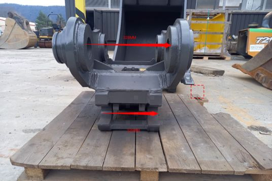 Attache hydraulique et godet 900 mm renforcé - Cazo: foto 2 Attache hydraulique et godet 900 mm renforcé - Cazo: foto 2