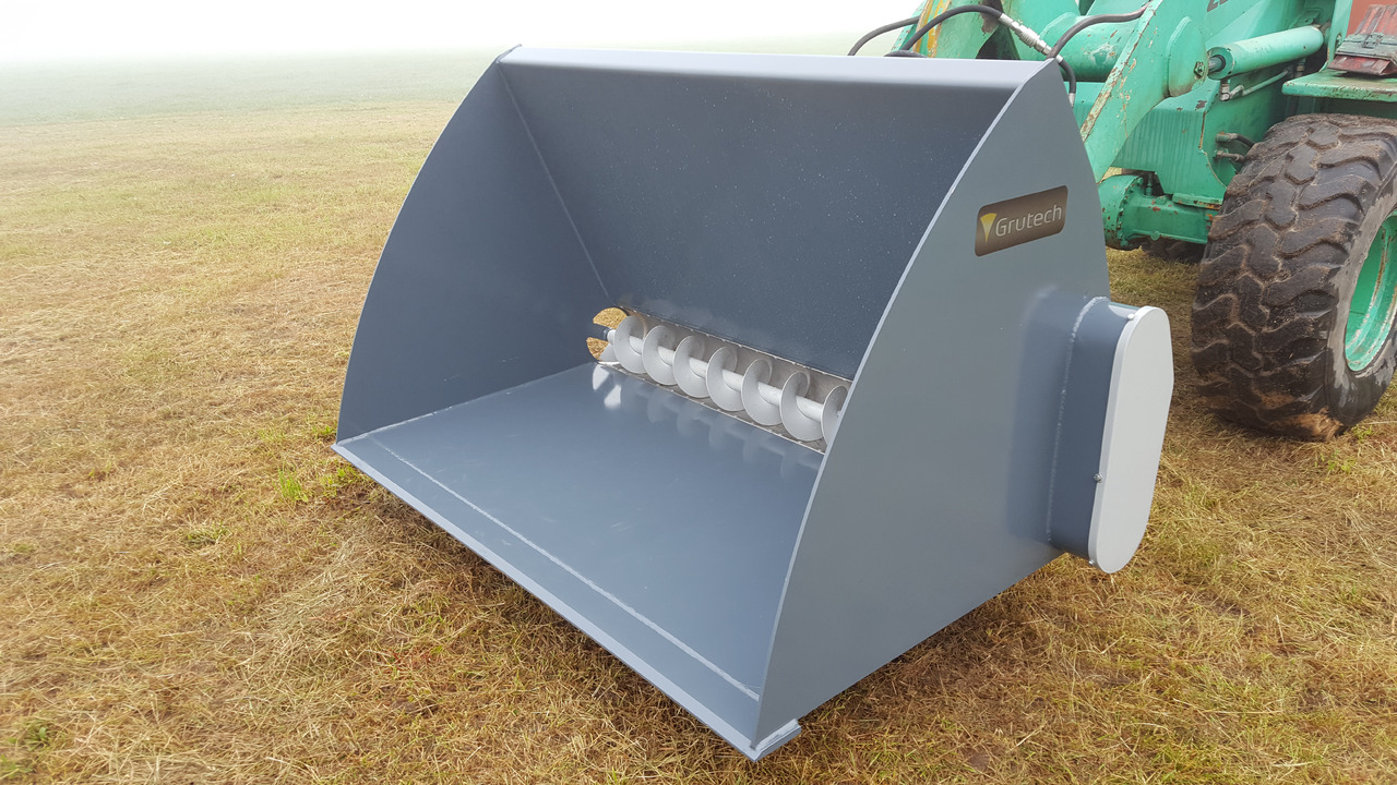 Cazo cargador para Maquinaria agrícola nuevo Grutech Futterverteiler / Bucket with screw / Godet avec vis / Cazo con sinfín / Benna con coclea / Ковш со шнеком / Łyżka ze ślimakiem 1,6 m: foto 14 Cazo cargador para Maquinaria agrícola nuevo Grutech Futterverteiler / Bucket with screw / Godet avec vis / Cazo con sinfín / Benna con coclea / Ковш со шнеком / Łyżka ze ślimakiem 1,6 m: foto 14