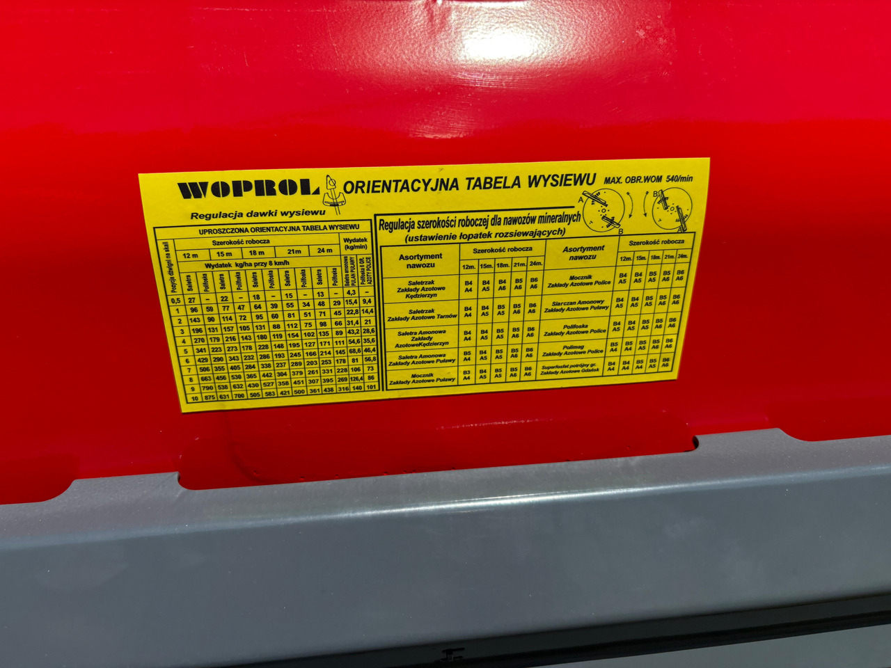 Leasing de WOPROL Düngerstreuer / Fertilizer spreader / Epandeur d'engrais / Rozsiewacz nawozów 600 kg WOPROL Düngerstreuer / Fertilizer spreader / Epandeur d'engrais / Rozsiewacz nawozów 600 kg: foto 14 Leasing de WOPROL Düngerstreuer / Fertilizer spreader / Epandeur d'engrais / Rozsiewacz nawozów 600 kg WOPROL Düngerstreuer / Fertilizer spreader / Epandeur d'engrais / Rozsiewacz nawozów 600 kg: foto 14