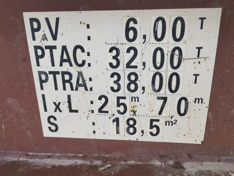 Semirremolque volquete FRUEHAUF Semi benne ED 32: foto 9