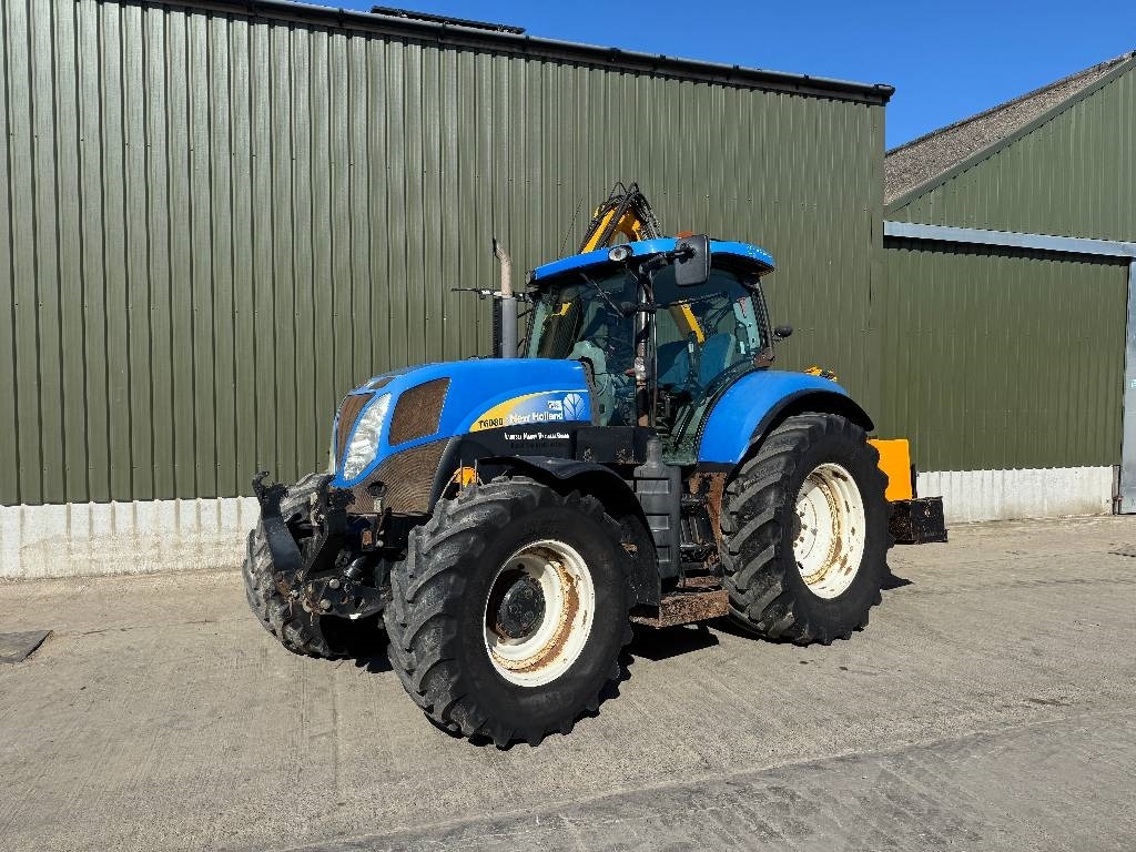 New Holland T6080 c/w Herder Cavalier - Desbrozadora de martillos/ Trituradora: foto 1 New Holland T6080 c/w Herder Cavalier - Desbrozadora de martillos/ Trituradora: foto 1