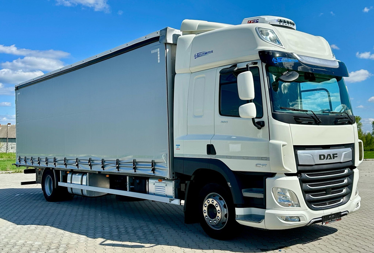 DAF CF 320 / FIRANKA / 21 EUROPALET / SYPIALKA / AUTOMAT / KLIMA POSTOJOWA / 2021 ROK TO - Camión lona: foto 1 DAF CF 320 / FIRANKA / 21 EUROPALET / SYPIALKA / AUTOMAT / KLIMA POSTOJOWA / 2021 ROK TO - Camión lona: foto 1