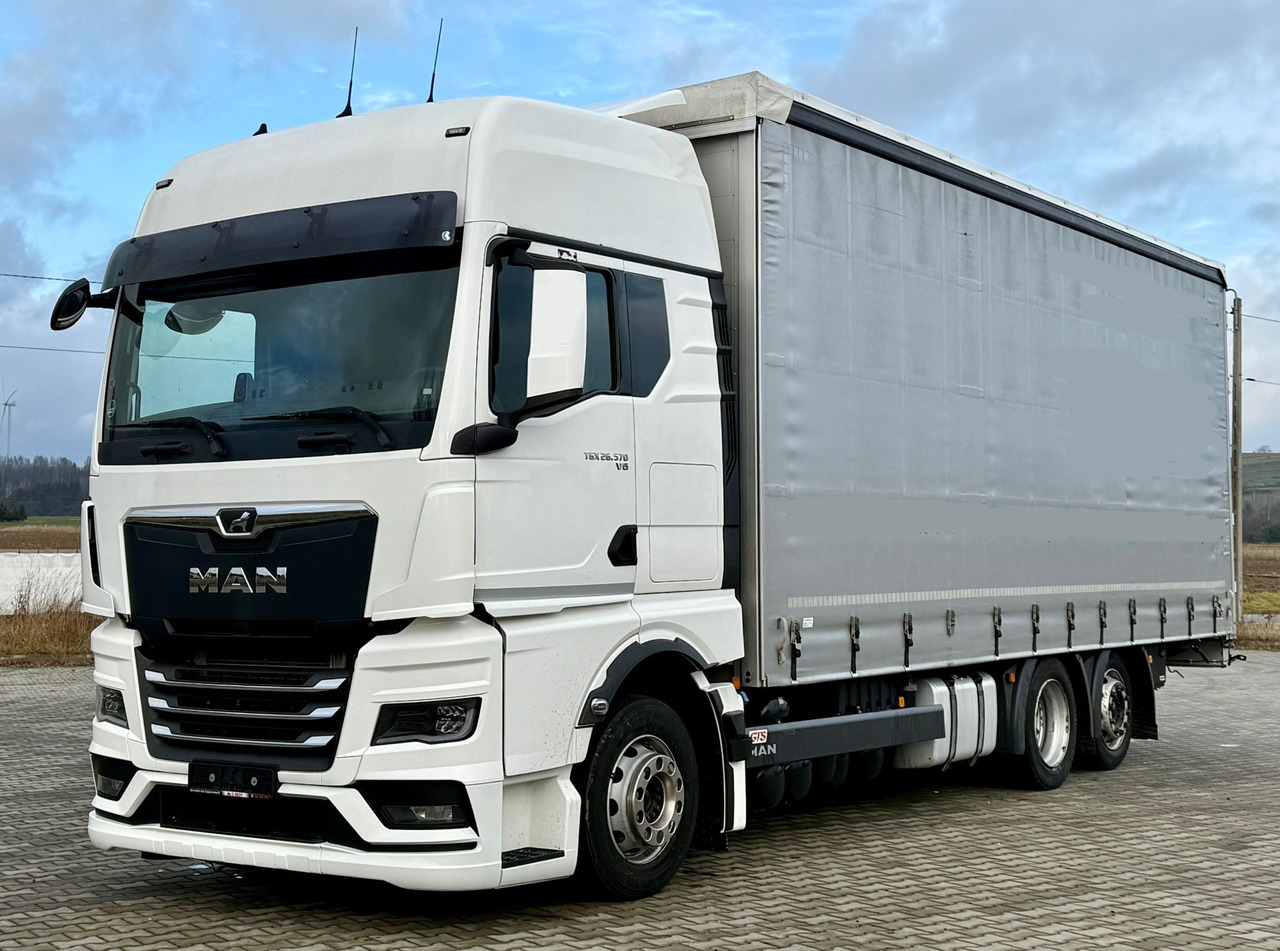 MAN TGX 26.470 / FIRANKA / 19 EUROPALET / XXL / NISKI PRZEBIEG / NOWY MODEL / 6X2 - Camión lona: foto 2 MAN TGX 26.470 / FIRANKA / 19 EUROPALET / XXL / NISKI PRZEBIEG / NOWY MODEL / 6X2 - Camión lona: foto 2