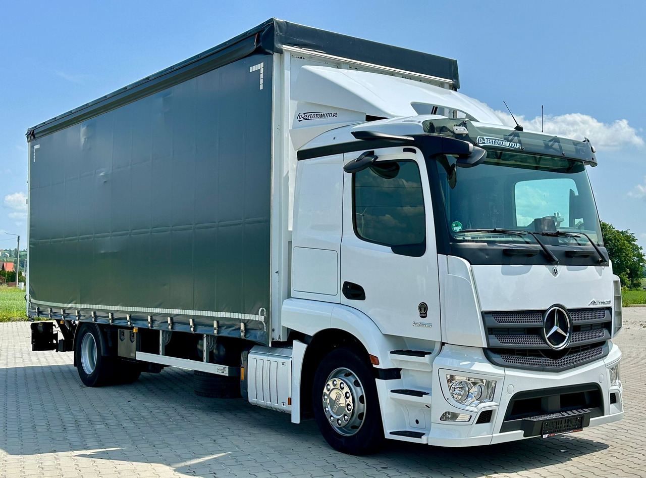 MERCEDES-BENZ ACTROS 1833 / FIRANKA / WINDA / 18 PALET / AUTOMAT / 310 TYS KM / DUŻY SILNIK / 2020 ROK / SYPIALKA - Camión lona: foto 1 MERCEDES-BENZ ACTROS 1833 / FIRANKA / WINDA / 18 PALET / AUTOMAT / 310 TYS KM / DUŻY SILNIK / 2020 ROK / SYPIALKA - Camión lona: foto 1