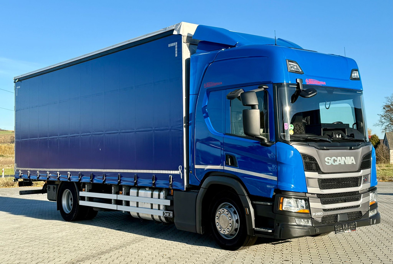 SCANIA P280 / FIRANKA / 20 EUROPALET / SYPIALKA / SILNIK 6 / AUTOMAT - Camión lona: foto 1 SCANIA P280 / FIRANKA / 20 EUROPALET / SYPIALKA / SILNIK 6 / AUTOMAT - Camión lona: foto 1
