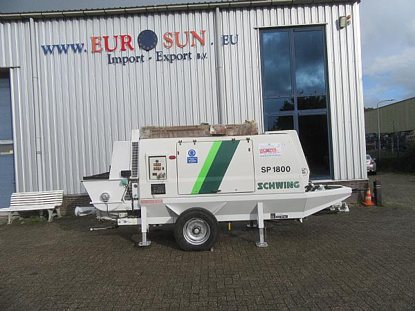 2014 SCHWING BP 1800 D -129 KW static pump - Bomba de hormigon estacionaria: foto 1 2014 SCHWING BP 1800 D -129 KW static pump - Bomba de hormigon estacionaria: foto 1