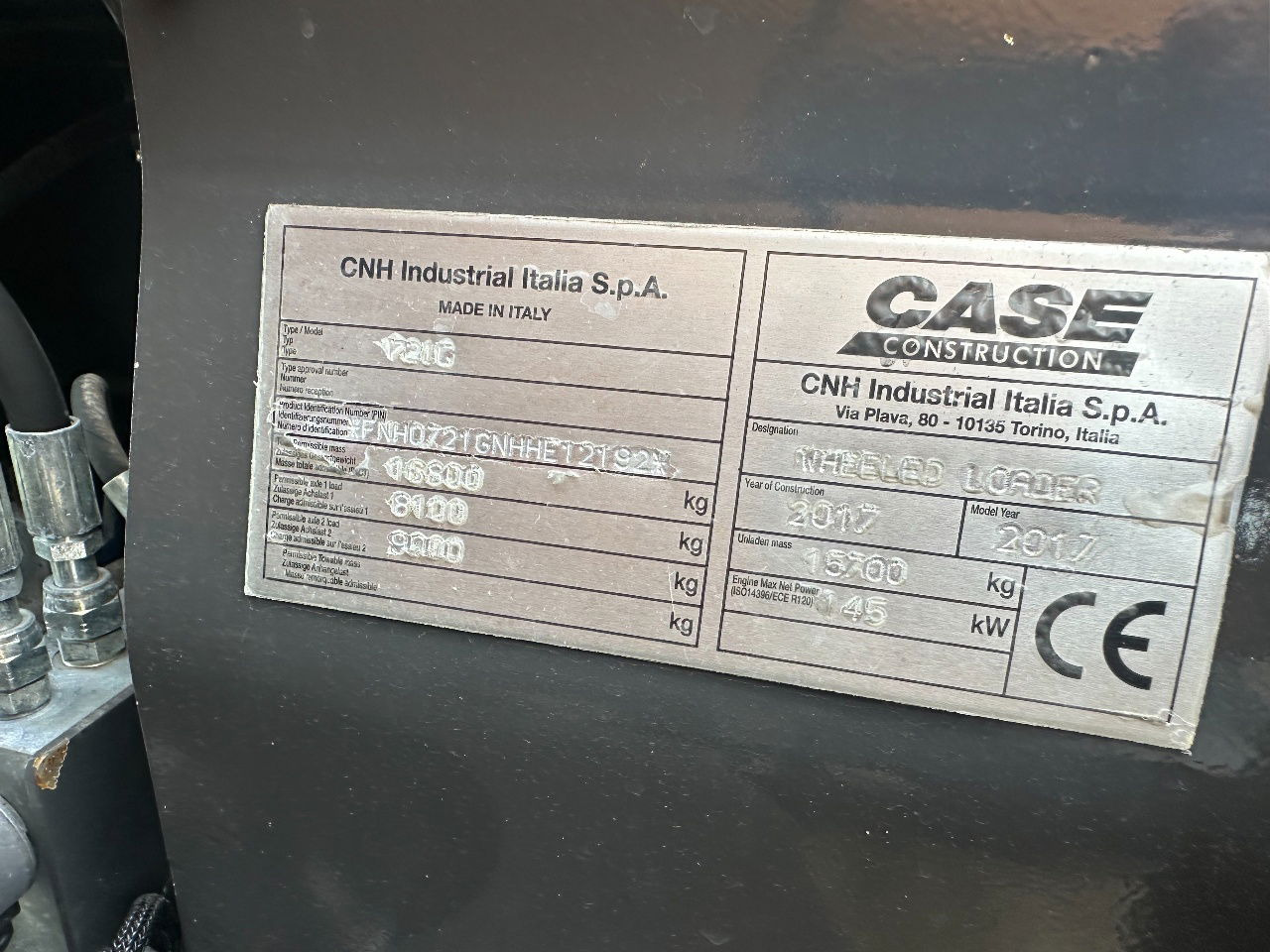 Cargadora de ruedas Case 721G: foto 13 Cargadora de ruedas Case 721G: foto 13