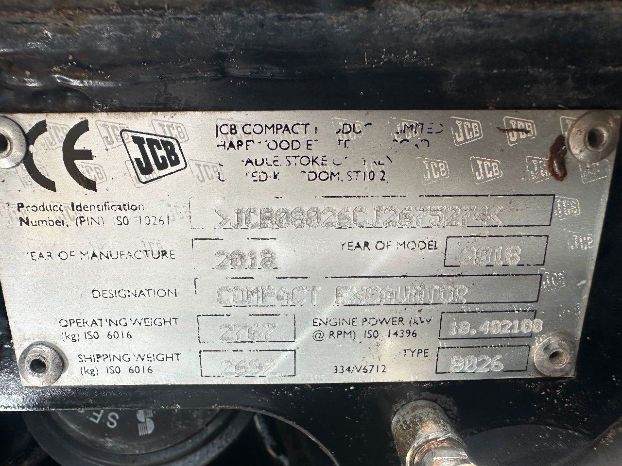 Miniexcavadora JCB 8026: foto 25 Miniexcavadora JCB 8026: foto 25