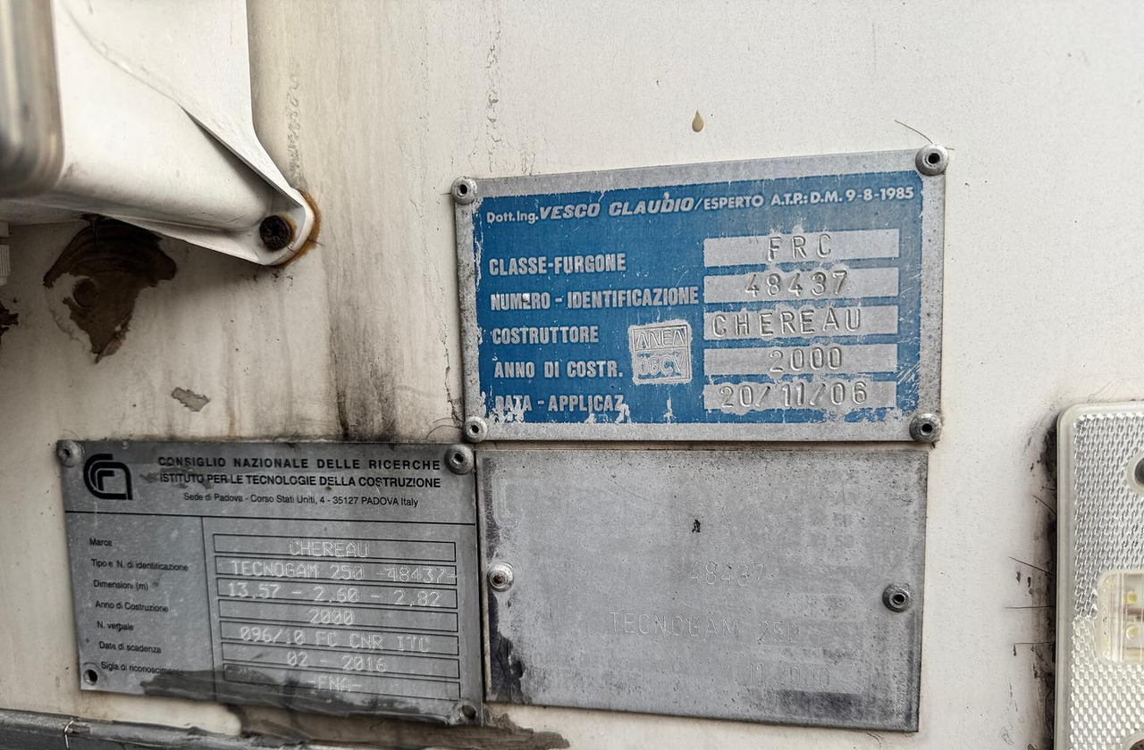 Leasing de  SEMIRIMORCHIO FRIGO CHEREAU SEMIRIMORCHIO FRIGO CHEREAU: foto 12