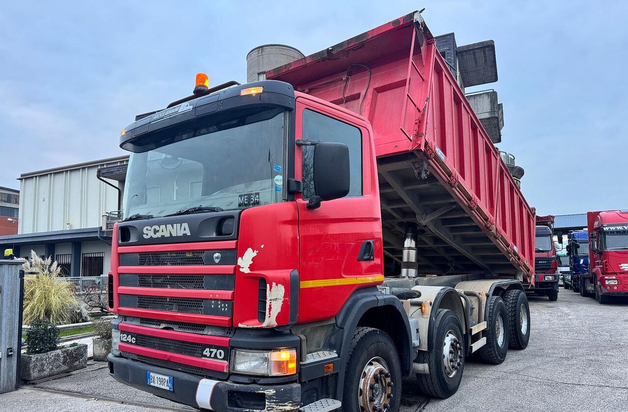 Scania R124/470 Ribaltabile 8X4 - Camión volquete: foto 4 Scania R124/470 Ribaltabile 8X4 - Camión volquete: foto 4