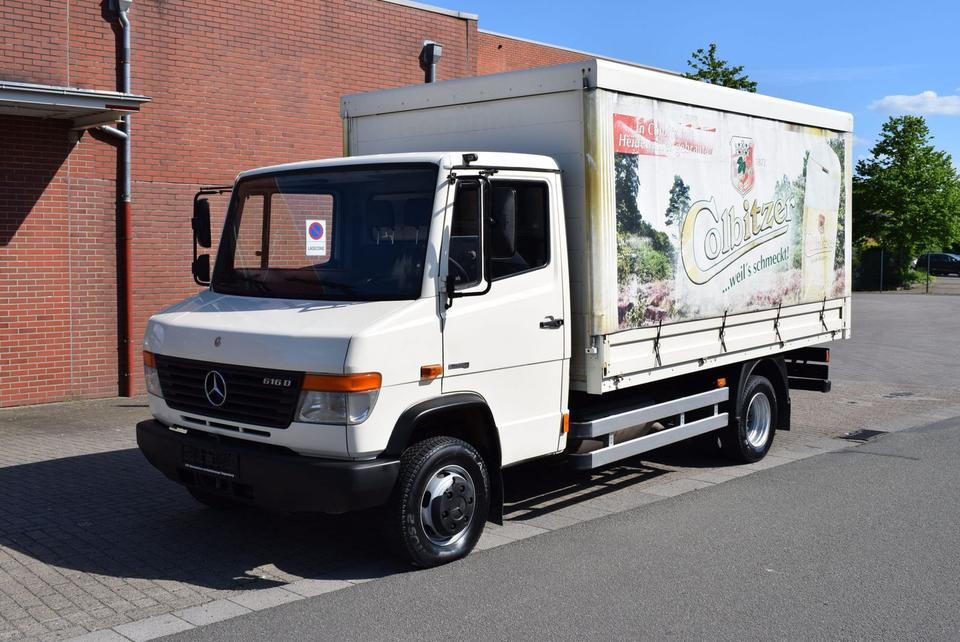 Mercedes-Benz Vario Vario 616 D GetränkeNutzlast 2450KG - Camión lona: foto 2 Mercedes-Benz Vario Vario 616 D GetränkeNutzlast 2450KG - Camión lona: foto 2
