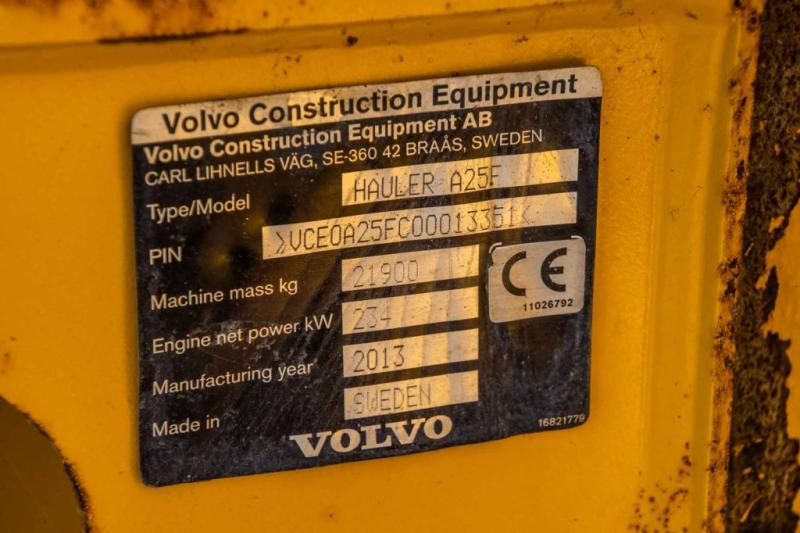 Dúmper rígido Volvo DUMPER A25F: foto 7