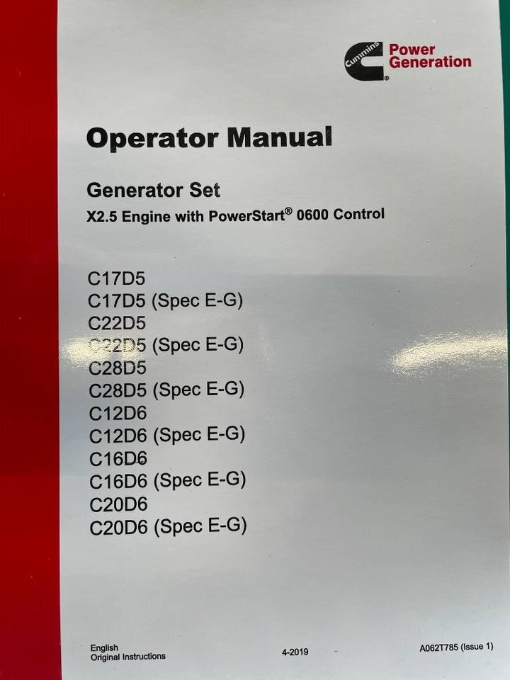 Generador industriale Cummins C22D5 - 22 kVA Surplus genset - DPX-18501: foto 20