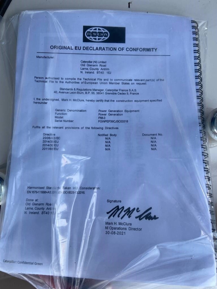Generador industriale nuevo FG Wilson P88-3 - 88 kVA Open Genset - DPX-16007-O: foto 13