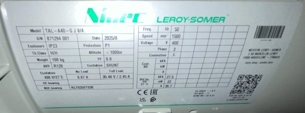 Perkins 404-22TG - 28 kVA Generator - DPX-19801.1 - Generador industriale: foto 5 Perkins 404-22TG - 28 kVA Generator - DPX-19801.1 - Generador industriale: foto 5