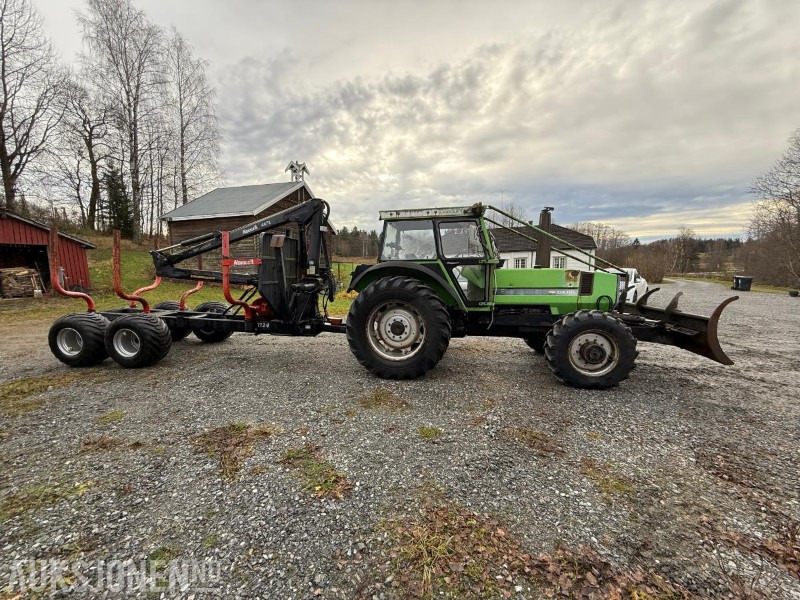 1981 Deutz DX 110A m/ tømmerhenger - Tractor: foto 4 1981 Deutz DX 110A m/ tømmerhenger - Tractor: foto 4