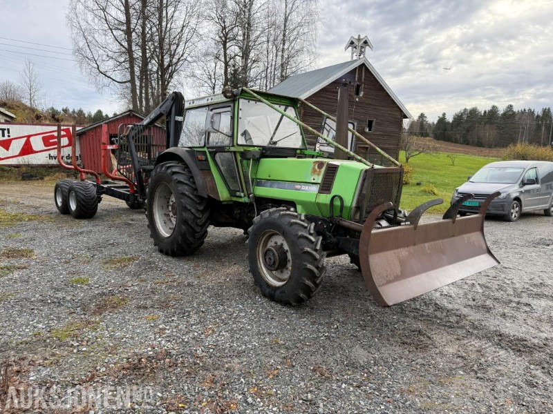 1981 Deutz DX 110A m/ tømmerhenger - Tractor: foto 3 1981 Deutz DX 110A m/ tømmerhenger - Tractor: foto 3