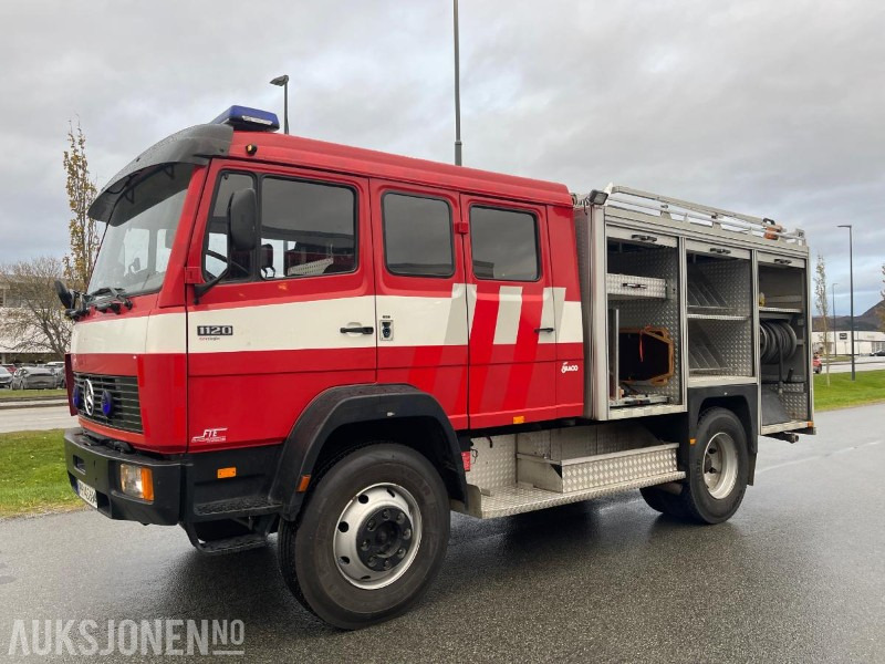 1990 Mercedes-Benz 1120 AF Brannbil, med kun 44745 km, Eu godkjent til 30.04.2026 - Camión de bomberos: foto 3 1990 Mercedes-Benz 1120 AF Brannbil, med kun 44745 km, Eu godkjent til 30.04.2026 - Camión de bomberos: foto 3