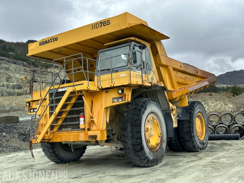 2001 Komatsu HD 785-5 Tipptruck - 91 tonns lastekapasitet - Registrert med sorte skilter - - Dúmper: foto 1 2001 Komatsu HD 785-5 Tipptruck - 91 tonns lastekapasitet - Registrert med sorte skilter - - Dúmper: foto 1
