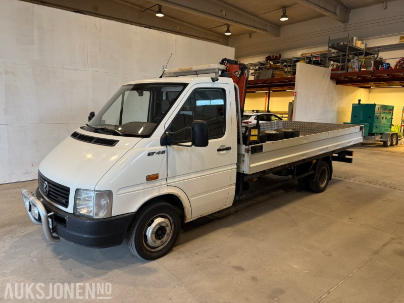 2002 Volkswagen LT46 planbil med Palfinger PC2300 kran - Camión grúa: foto 1 2002 Volkswagen LT46 planbil med Palfinger PC2300 kran - Camión grúa: foto 1