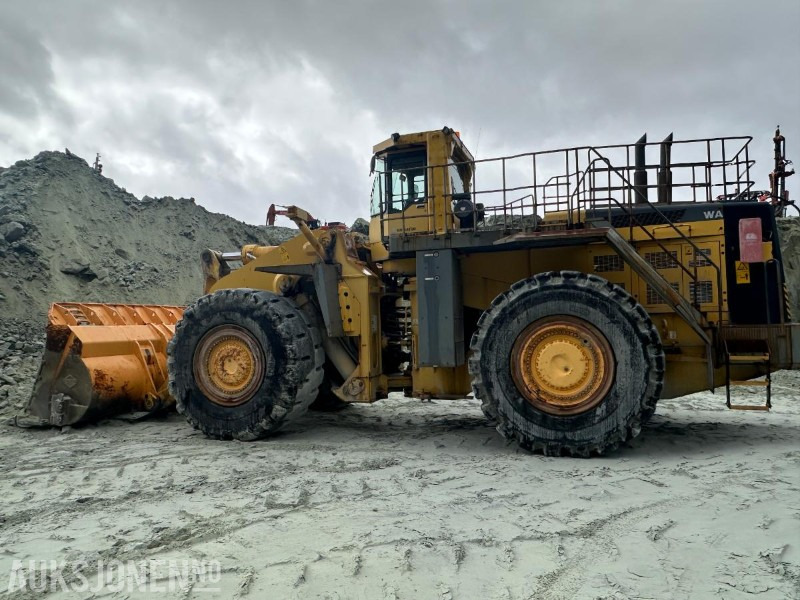 2003 Komatsu WA800-3 Hjullaster med 11 m3 skuffe - Spakstyring- Sertifisert til mai 2026 - Cargadora de ruedas: foto 2 2003 Komatsu WA800-3 Hjullaster med 11 m3 skuffe - Spakstyring- Sertifisert til mai 2026 - Cargadora de ruedas: foto 2