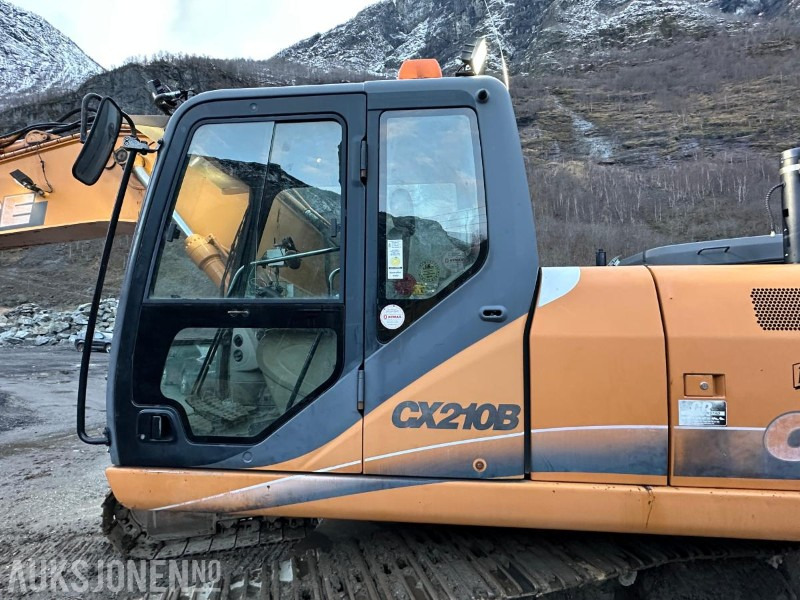 2009 Case CX210B Sertifisert Beltegraver m/Montabert CPA225E boretårn - Excavadora: foto 4 2009 Case CX210B Sertifisert Beltegraver m/Montabert CPA225E boretårn - Excavadora: foto 4