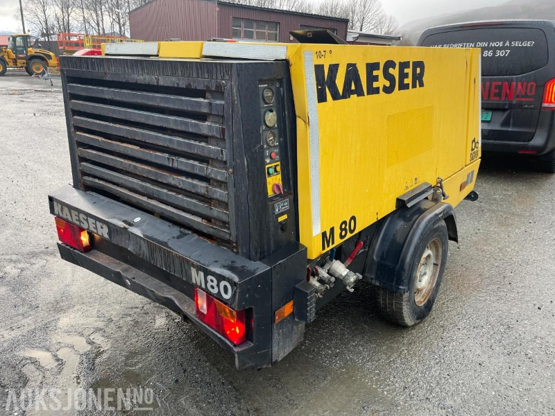 2012 Kaeser M 80 tilhenger kompressor med 2654 timer - Equipo de construcción: foto 5 2012 Kaeser M 80 tilhenger kompressor med 2654 timer - Equipo de construcción: foto 5