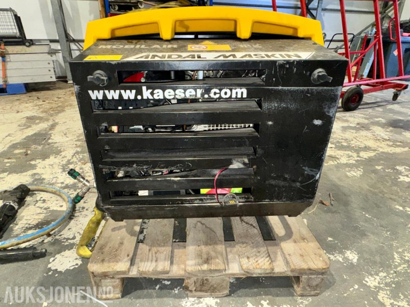 2013 Kaeser Kompressor - M13 - Med borhammer - 15,5 kW - 7 bar - Kapasitet 1,3 m3/min - Perforadora: foto 5 2013 Kaeser Kompressor - M13 - Med borhammer - 15,5 kW - 7 bar - Kapasitet 1,3 m3/min - Perforadora: foto 5