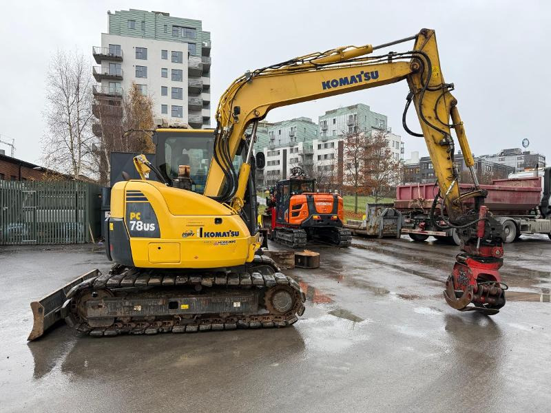 2014 Komatsu PC78-8US gravemaskin, tiltrotator, klype, flere skuffer, pigghammer, lavt timetall! - Excavadora: foto 4 2014 Komatsu PC78-8US gravemaskin, tiltrotator, klype, flere skuffer, pigghammer, lavt timetall! - Excavadora: foto 4