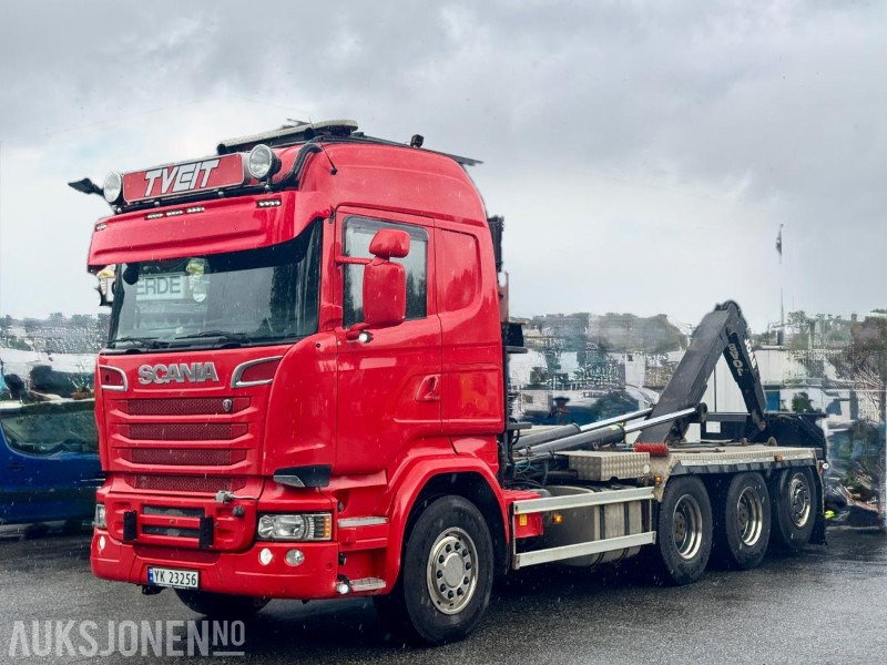 2015 Scania R-serie – Krokbil 8x4 - Joab krok - Eu-godkjent til 3/26 - Km: 308323 - Camión multibasculante: foto 1 2015 Scania R-serie – Krokbil 8x4 - Joab krok - Eu-godkjent til 3/26 - Km: 308323 - Camión multibasculante: foto 1