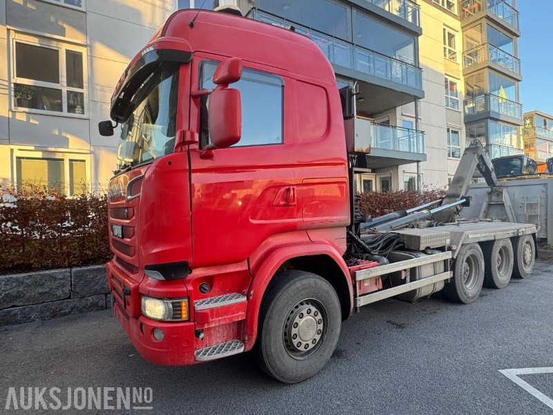 2015 Scania R580 8x4 tridem Krokbil / krokløft m/ JOAB 24t krok med knekk - Camión multibasculante: foto 1 2015 Scania R580 8x4 tridem Krokbil / krokløft m/ JOAB 24t krok med knekk - Camión multibasculante: foto 1