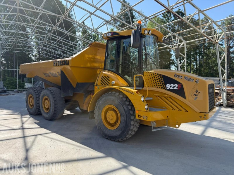 2017 Hydrema 922F 2.55 DUMPER SERVICEHISTORIKK LITE TIMER. - Dúmper: foto 2 2017 Hydrema 922F 2.55 DUMPER SERVICEHISTORIKK LITE TIMER. - Dúmper: foto 2