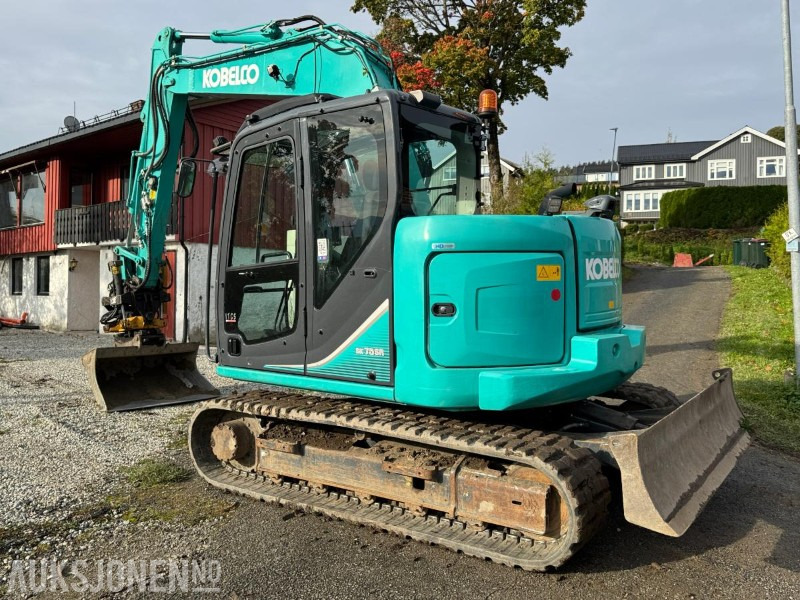 2018 Kobelco SK75SR-3E gravemaskin med 2 skuffer / Tiltrotator - Excavadora: foto 3 2018 Kobelco SK75SR-3E gravemaskin med 2 skuffer / Tiltrotator - Excavadora: foto 3