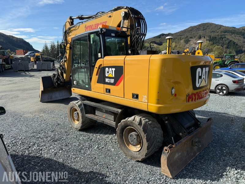2018 Velholdt Cat M318F Hjulgraver med OilQuick Rototilt R6, 9577 timer - Excavadora: foto 4 2018 Velholdt Cat M318F Hjulgraver med OilQuick Rototilt R6, 9577 timer - Excavadora: foto 4
