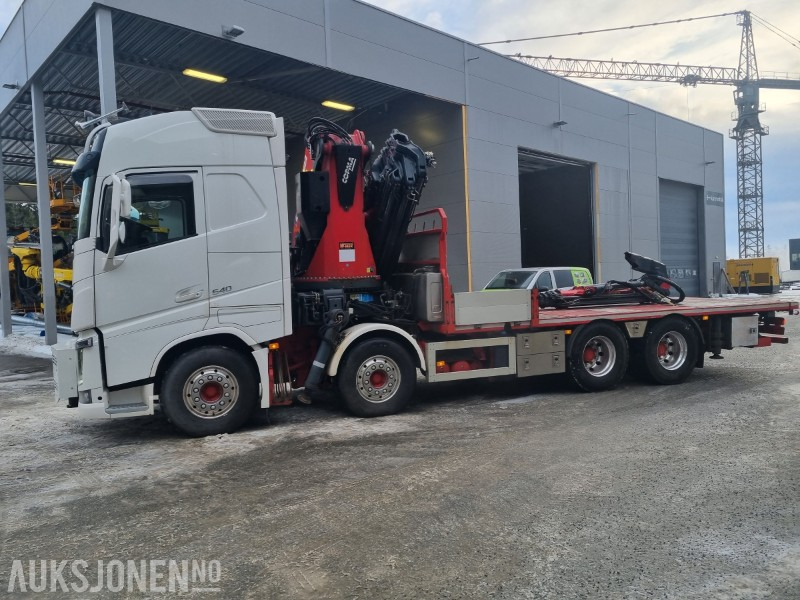 2018 Volvo FH 8X4 kranbil/planbil dobbel styrbar og jib - Camión grúa: foto 4 2018 Volvo FH 8X4 kranbil/planbil dobbel styrbar og jib - Camión grúa: foto 4