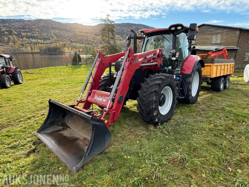 2019 CASE IH Maxxum 145 traktor med frontlaster / 40 km.t / 1354 timer - Tractor: foto 1 2019 CASE IH Maxxum 145 traktor med frontlaster / 40 km.t / 1354 timer - Tractor: foto 1