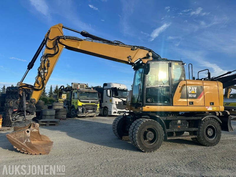 2019 Cat M318F hjulgraver med tiltrotator og skuff - Excavadora: foto 2 2019 Cat M318F hjulgraver med tiltrotator og skuff - Excavadora: foto 2