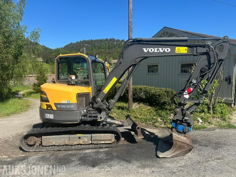 2020 Volvo ECR58D-Gravemaskin-Tiltrotator-2 Skuffer-Hydraulisk HK - Excavadora: foto 3 2020 Volvo ECR58D-Gravemaskin-Tiltrotator-2 Skuffer-Hydraulisk HK - Excavadora: foto 3