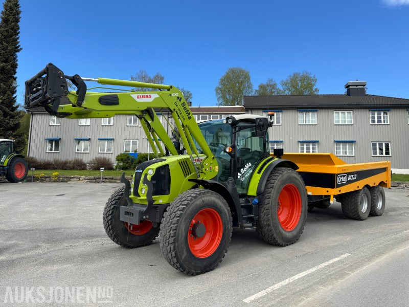 2022 Claas Arion 450 med laster - Tractor: foto 1 2022 Claas Arion 450 med laster - Tractor: foto 1