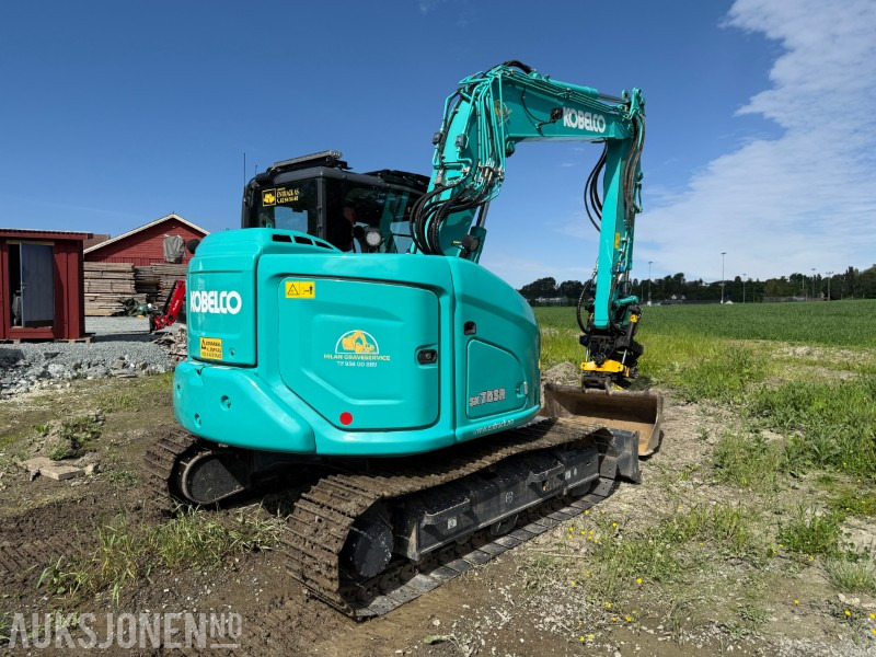 2022 Kobelco SK75SR-7 beltegraver - 4 skuffer - Sertifisert - Excavadora: foto 3 2022 Kobelco SK75SR-7 beltegraver - 4 skuffer - Sertifisert - Excavadora: foto 3